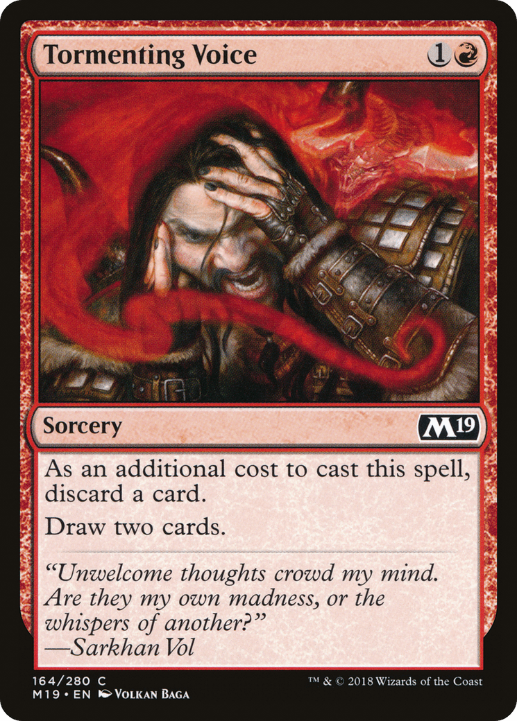 Tormenting Voice [Core Set 2019] Foil