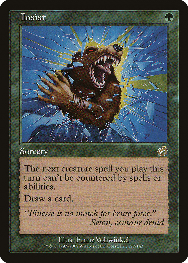 Insist [Torment] Foil