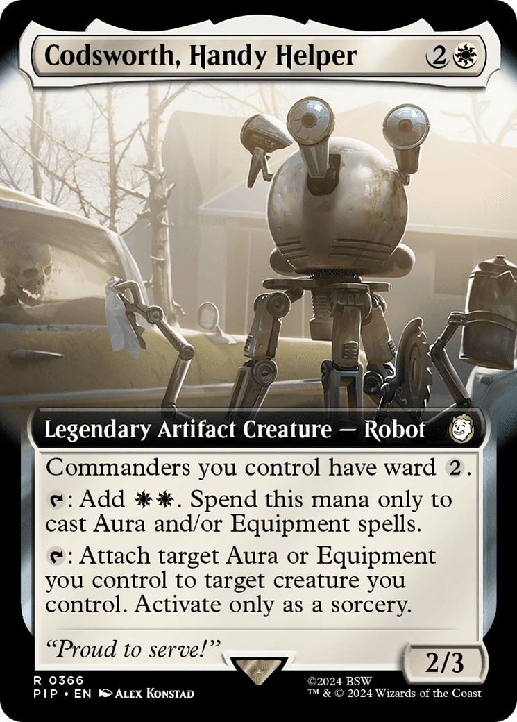 Codsworth, Handy Helper (Extended Art) [Fallout] Foil