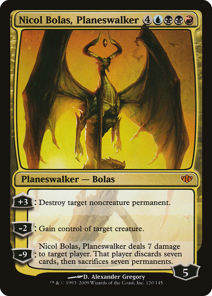 Nicol Bolas, Planeswalker [Conflux] Foil