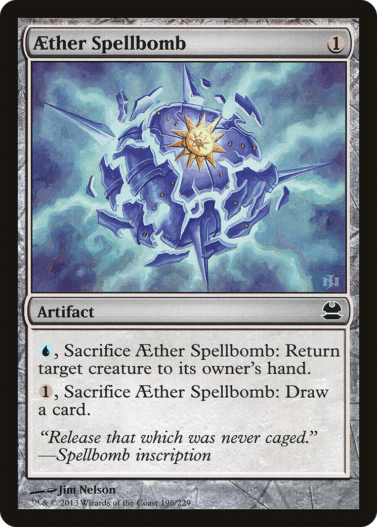 Aether Spellbomb [Modern Masters] Foil