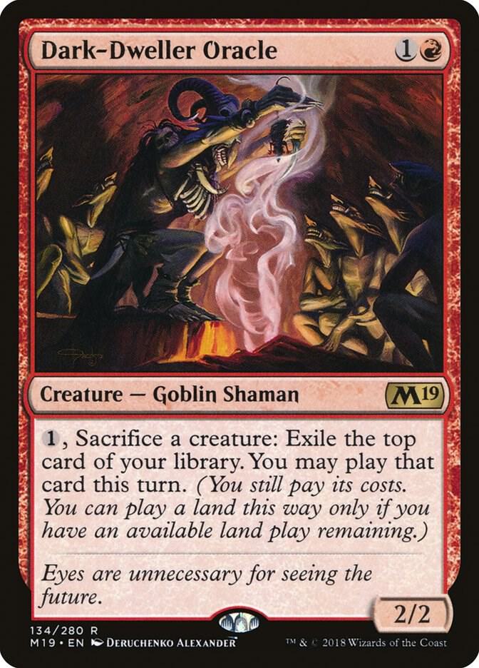Dark-Dweller Oracle 134/280 (Core Set 2019) 