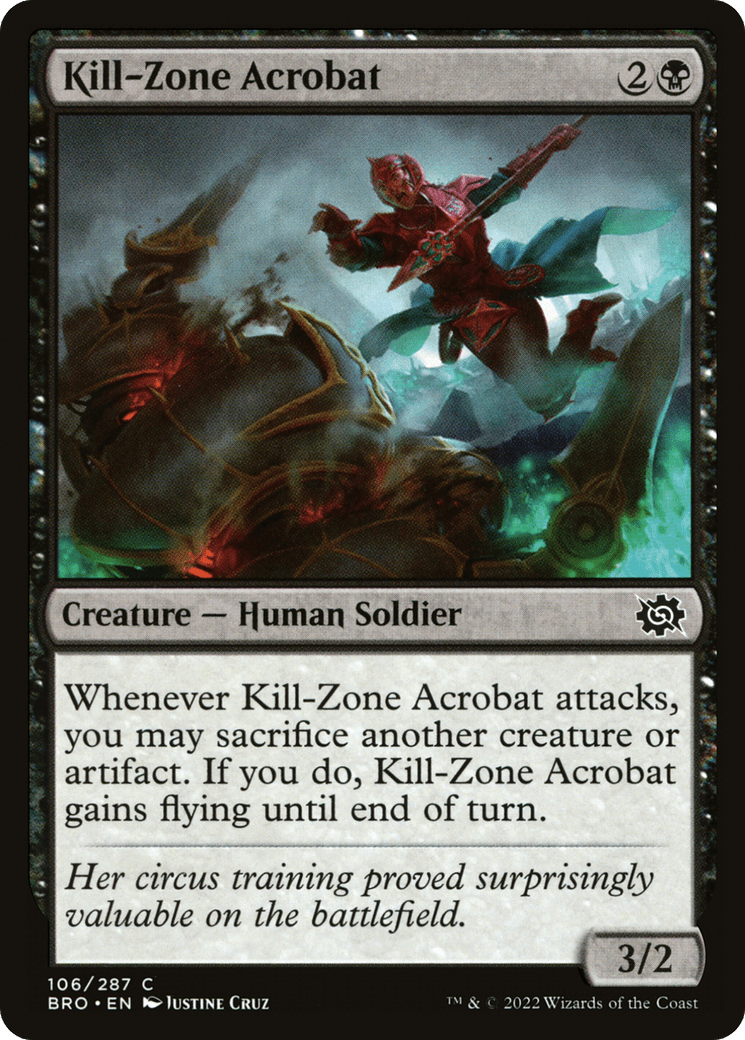 Kill-Zone Acrobat [The Brothers' War] Foil