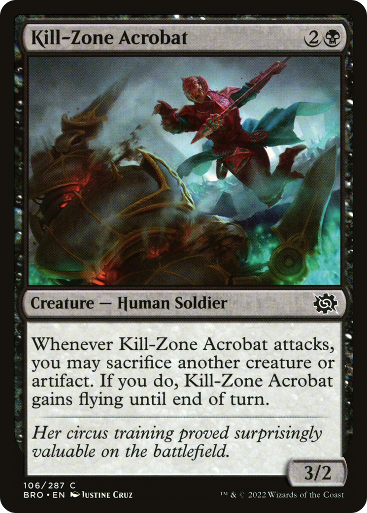 Kill-Zone Acrobat [The Brothers' War] Foil