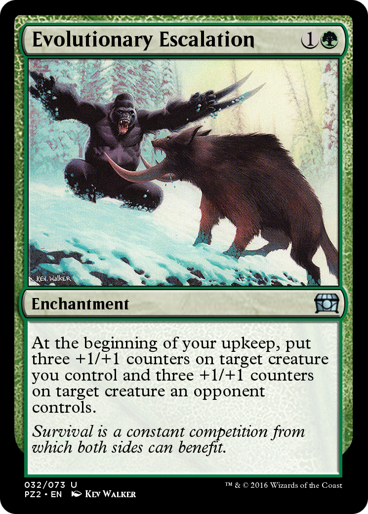 Evolutionary Escalation (PZ2-032) - Treasure Chest Foil