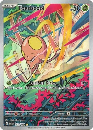 Toedscool 201/198 - SV01 Scarlet & Violet Base Set Holofoil