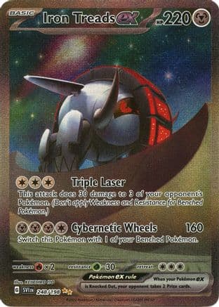 Iron Treads ex 248/198 - SV01 Scarlet & Violet Base Set Holofoil