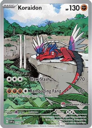 Koraidon (Pokemon Center Exclusive) 014- SV Scarlet & Violet Promo Cards Holofoil