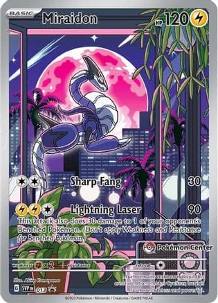 Miraidon (Pokemon Center Exclusive) 013- SV Scarlet & Violet Promo Cards Holofoil