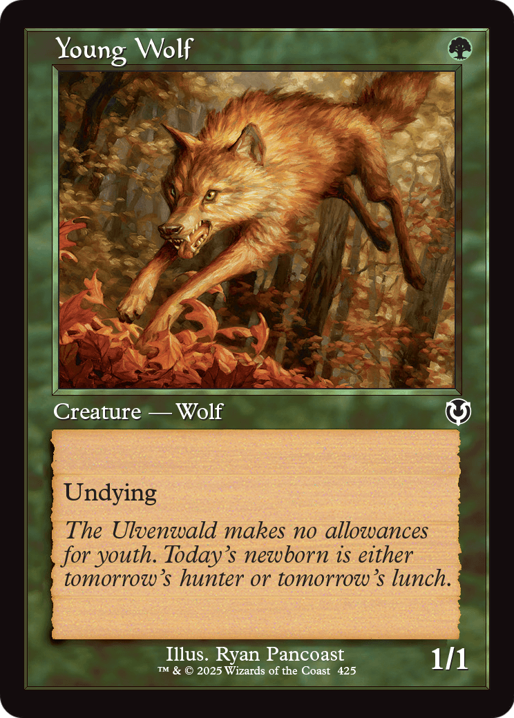 Young Wolf (Retro Frame) (-425) [Innistrad Remastered]
