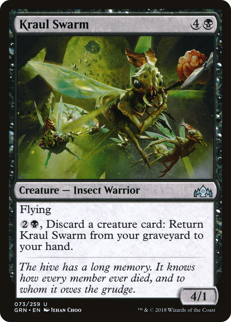 Kraul Swarm [Guilds of Ravnica] Foil