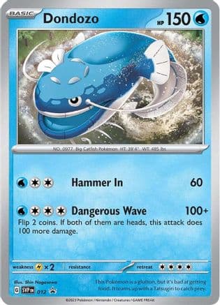Dondozo 012- SV Scarlet & Violet Promo Cards Holofoil