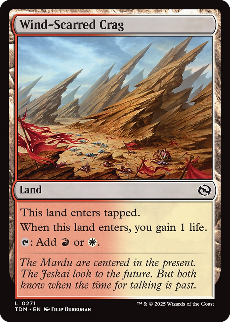 Wind-Scarred Crag (271) [Tarkir: Dragonstorm]