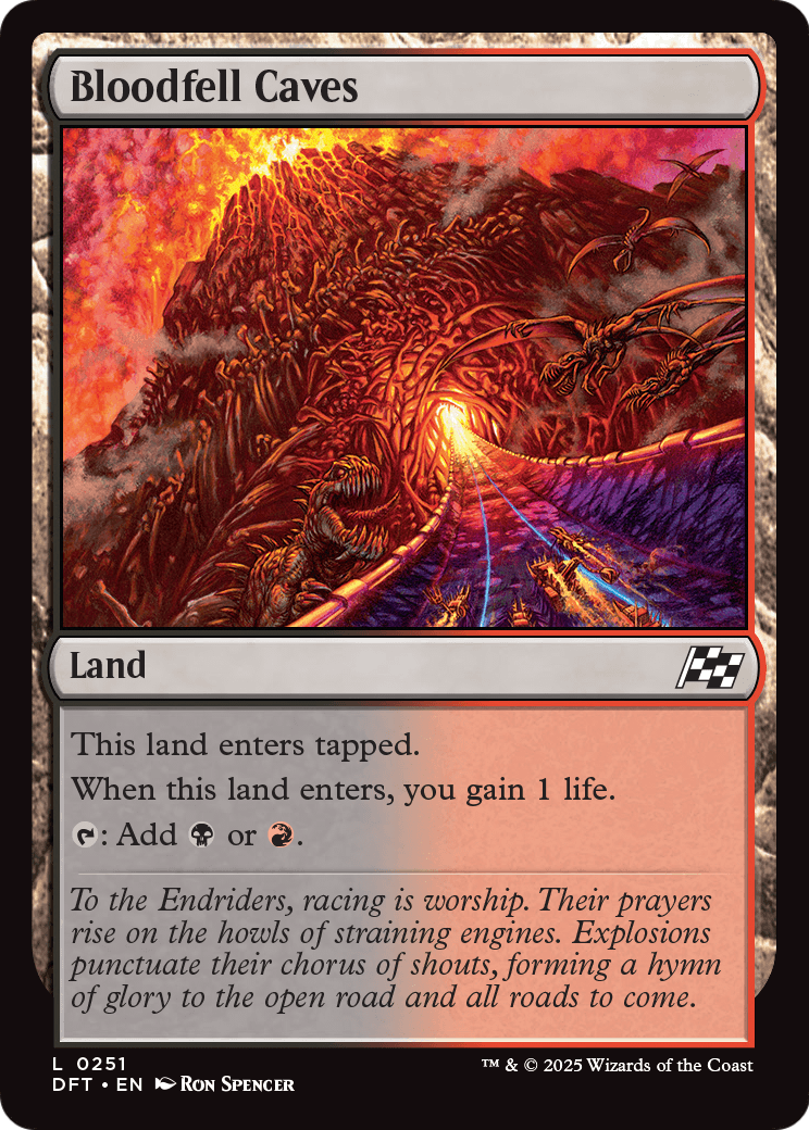 Bloodfell Caves |  Foil (251) [Aetherdrift]