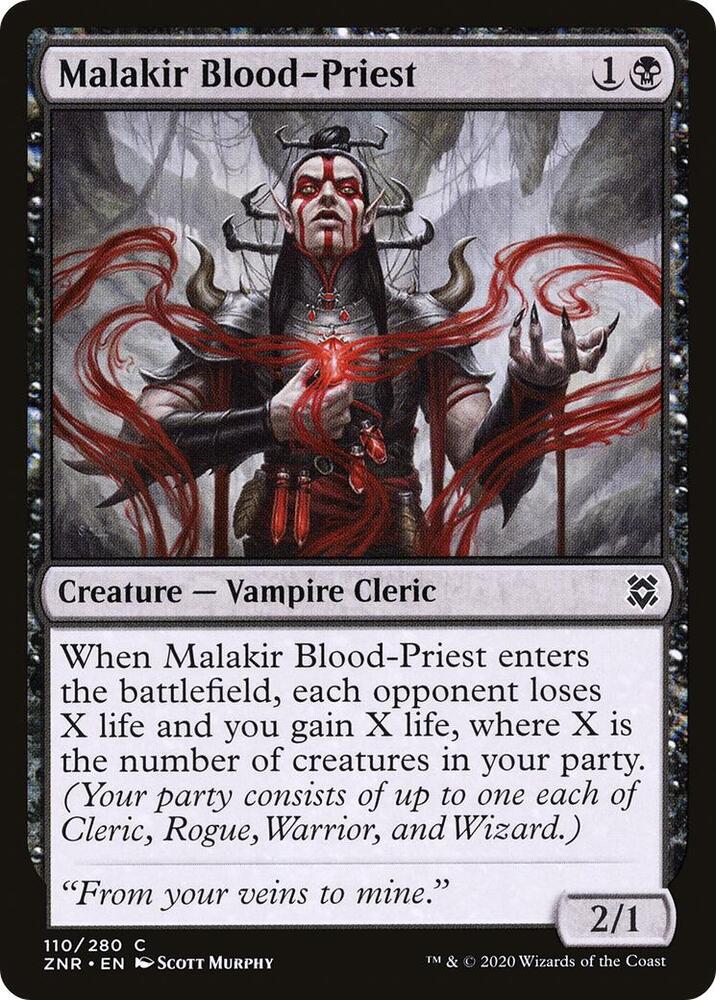 Malakir Blood-Priest 110/280 (Zendikar Rising) 