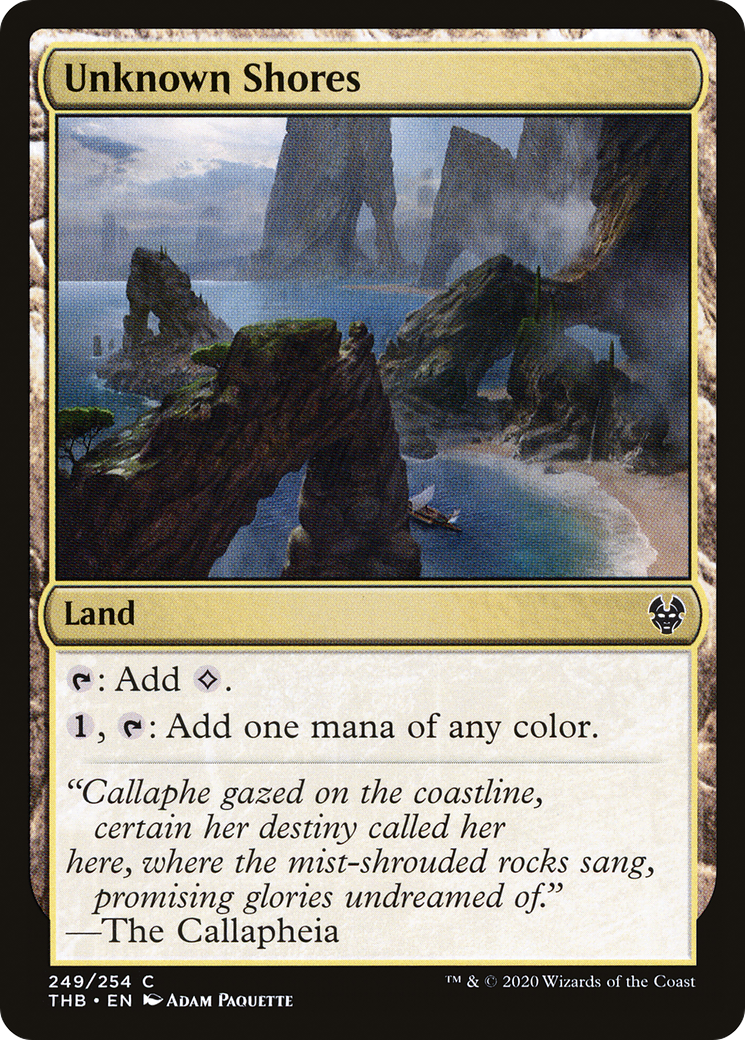 Unknown Shores [Theros Beyond Death] Foil