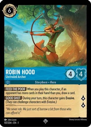 Robin Hood - Unrivaled Archer (157/204) [The First Chapter] Cold Foil