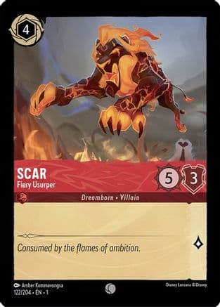 Scar - Fiery Usurper (122/204) [The First Chapter] Cold Foil