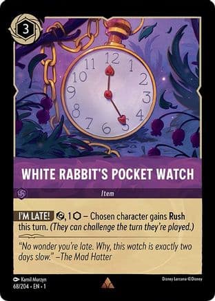 White Rabbit's Pocket Watch (68/204) [The First Chapter] Cold Foil