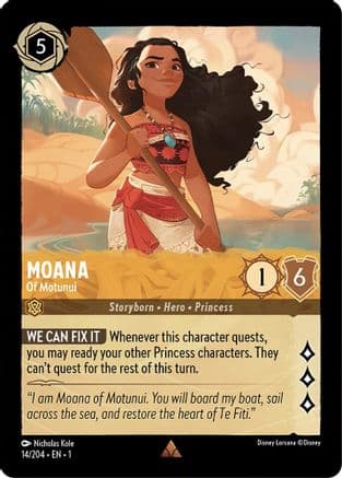 Moana - Of Motunui (14/204) [The First Chapter] Cold Foil