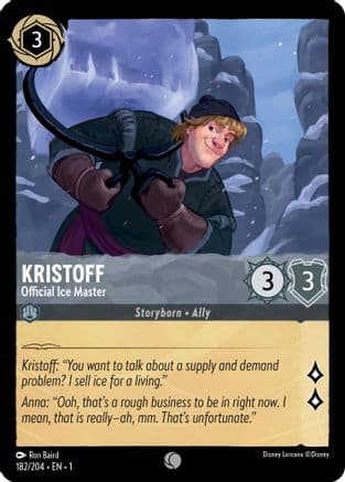 Kristoff - Official Ice Master (182/204) [The First Chapter] Cold Foil