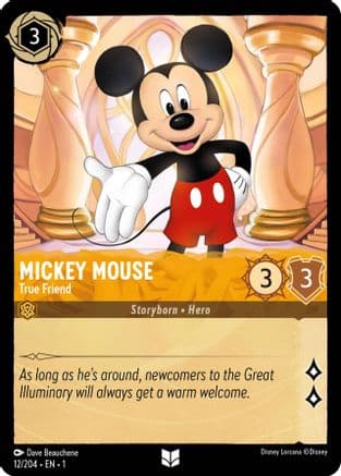 Mickey Mouse - True Friend (12/204) [The First Chapter] Cold Foil
