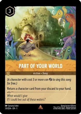 Part of Your World (30/204) [The First Chapter] Cold Foil