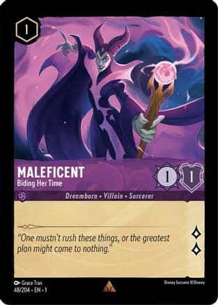 Maleficent - Biding Her Time (48/204) [The First Chapter] Cold Foil