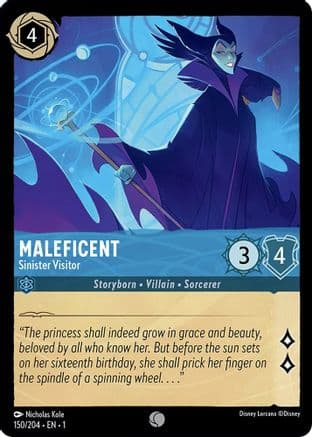 Maleficent - Sinister Visitor (150/204) [The First Chapter] Cold Foil