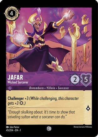 Jafar - Wicked Sorcerer (45/204) [The First Chapter] Cold Foil