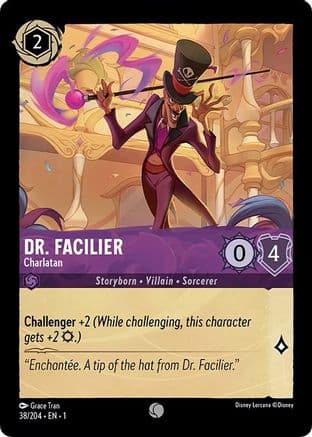 Dr. Facilier - Charlatan (38/204) [The First Chapter] Cold Foil