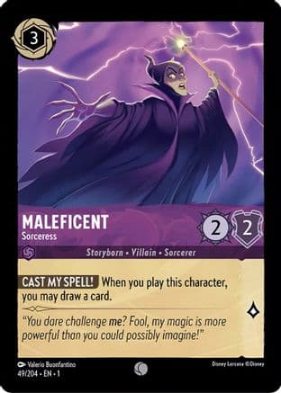 Maleficent - Sorceress (49/204) [The First Chapter] Cold Foil