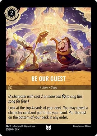 Be Our Guest (25/204) [The First Chapter] Cold Foil