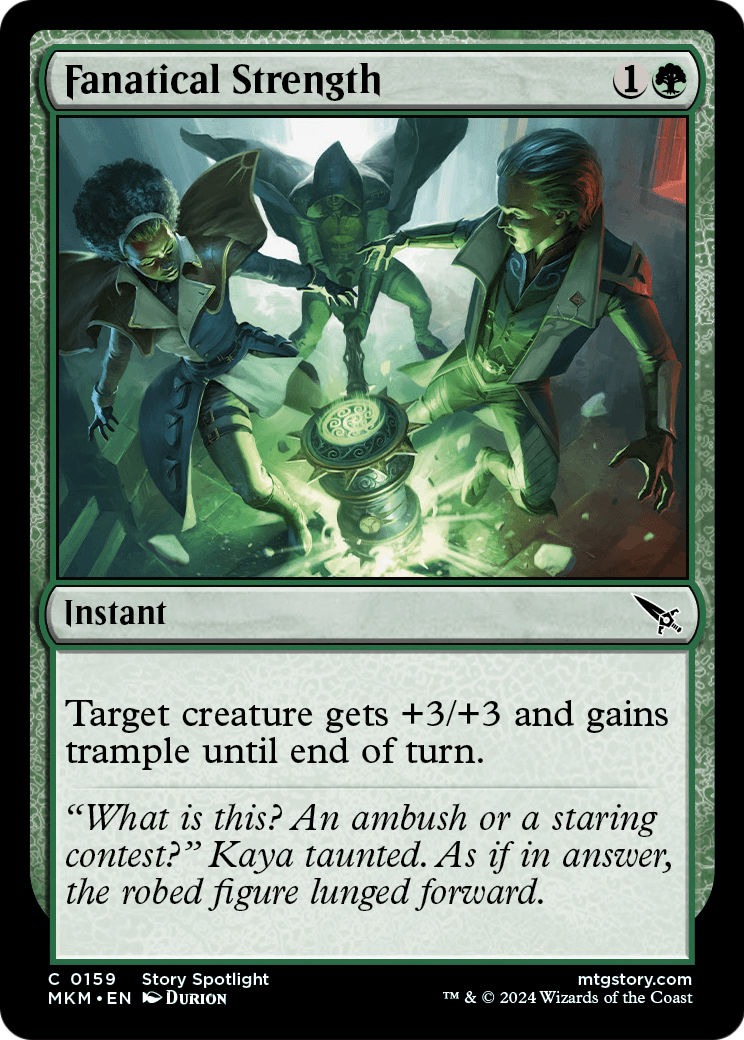 Fanatical Strength [Murders at Karlov Manor] Foil