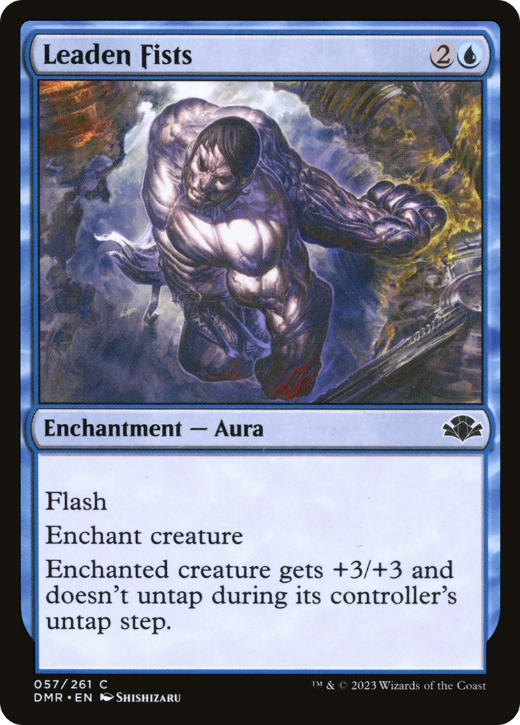 Leaden Fists [Dominaria Remastered] Foil
