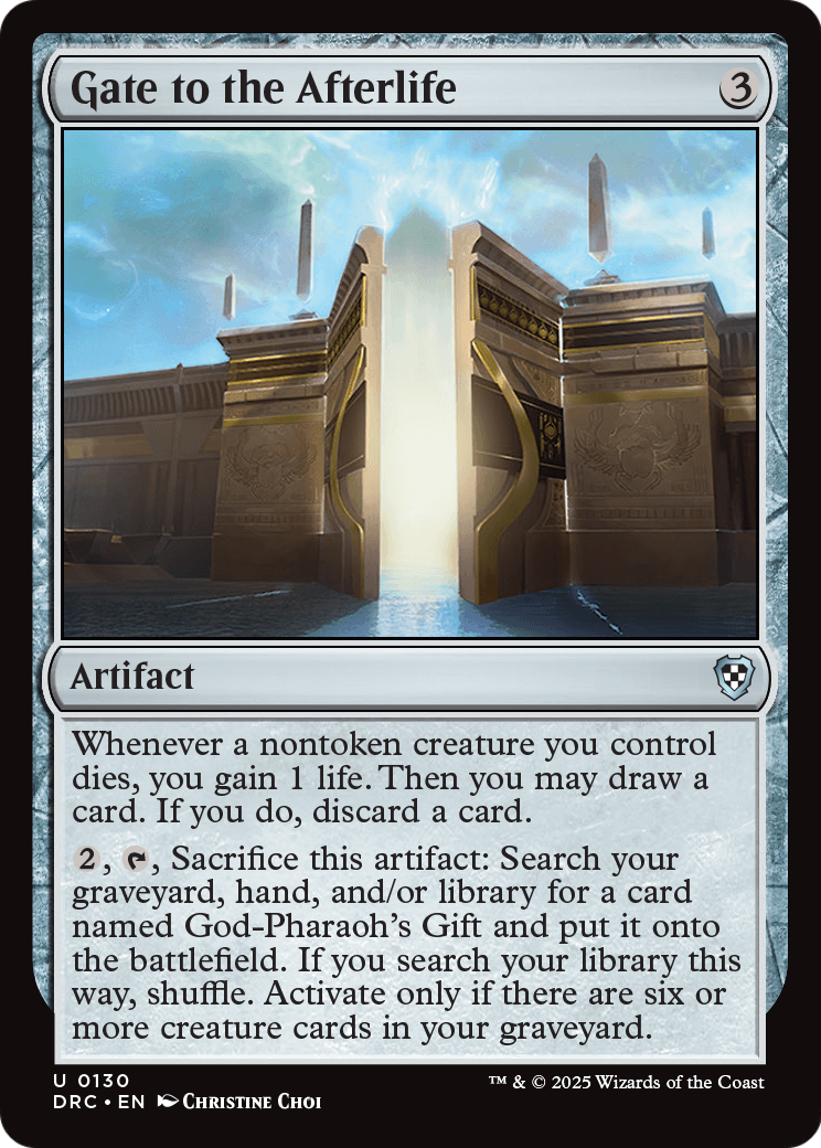 Gate to the Afterlife (-130) [Commander: Aetherdrift]