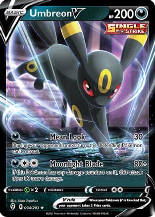 Umbreon V (Non-Holo) 094/203  Deck Exclusives - Promo