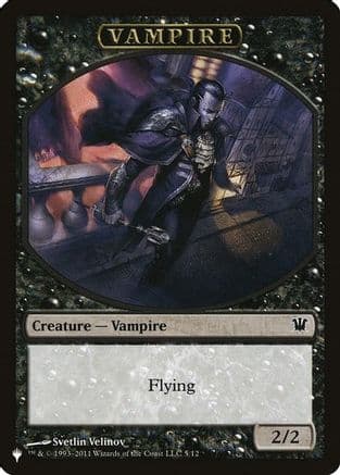 Vampire // Ape Double-sided Token |  (5 // 10) [The List Reprints]
