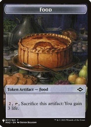Food // Golem Double-sided Token |  (17 // 27) [The List Reprints]