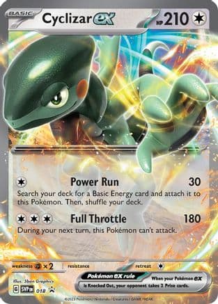 Cyclizar ex 018- SV Scarlet & Violet Promo Cards Holofoil