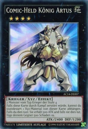 Comics Hero King Arthur (German) - "Comic-Held König Artus" (AC14-DE007) - Advent Calendar 2014 (Adventskalender ZEXAL-Edition) Limited