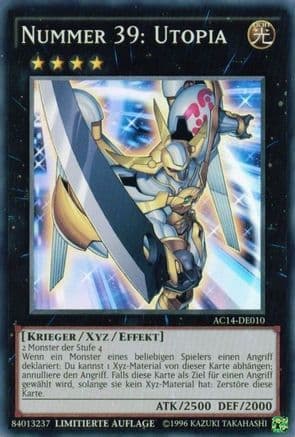 Number 39: Utopia (German) - "Nummer 39: Utopia" (AC14-DE010) - Advent Calendar 2014 (Adventskalender ZEXAL-Edition) Limited