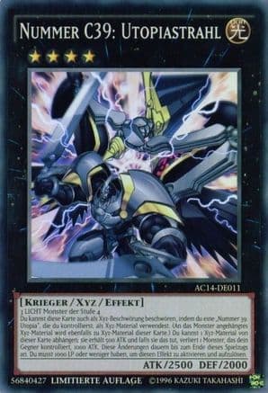 Number C39: Utopia Ray (German) - "Nummer C39: Utopiastrahl" (AC14-DE011) - Advent Calendar 2014 (Adventskalender ZEXAL-Edition) Limited
