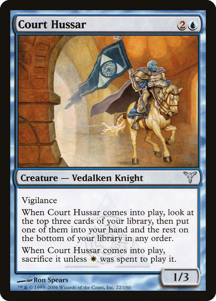 Court Hussar [Dissension] Foil