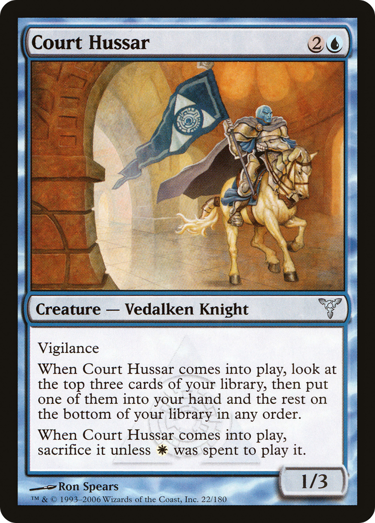 Court Hussar [Dissension] Foil
