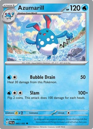 Azumarill 045- SV02 Paldea Evolved