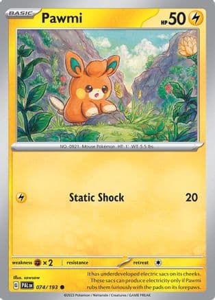 Pawmi 074- SV02 Paldea Evolved
