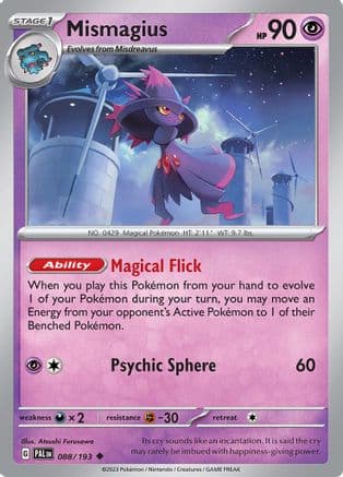 Mismagius 088/193 - SV02 Paldea Evolved Reverse Holofoil