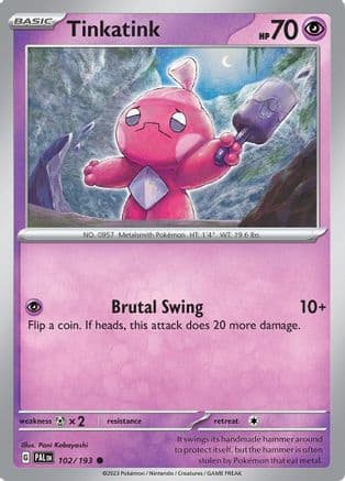 Tinkatink 102/193 - SV02 Paldea Evolved