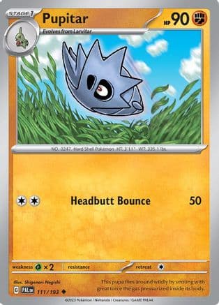 Pupitar 111- SV02 Paldea Evolved Reverse Holofoil